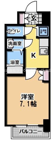 クレストタップ京橋の間取り画像