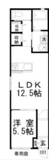 ALBAⅡの間取り画像