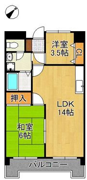 クレベール皇后崎の間取り画像