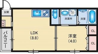 ウエストエムの間取り画像