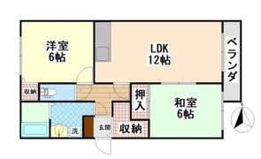 サンフレールカシハラの間取り画像