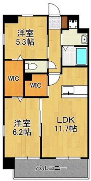 アベニール幸の間取り画像