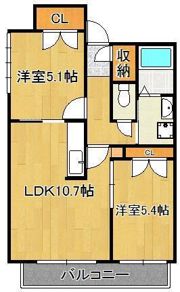 REZIA小倉の間取り画像