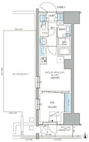 パークアクシス品川天王洲アイルの間取り画像