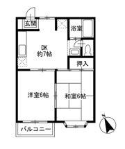 エスポワール勝田の間取り画像