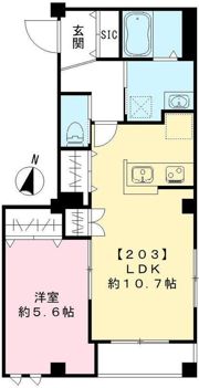 ケンズコート渋谷の間取り画像