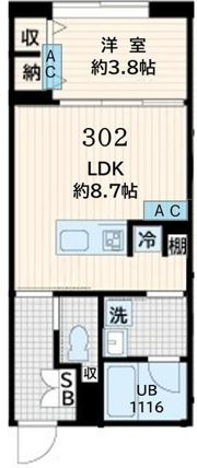 Fullea恵比寿の間取り画像