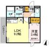 D-roomCⅨの間取り画像