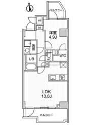 S-RESIDENCE千住大橋broadの間取り画像