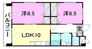 M3マンションの間取り画像