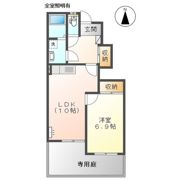 ハイツ樹々Ⅰの間取り画像