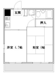 佐野宝マンションの間取り画像