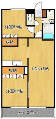 フォルティアの間取り画像