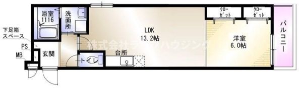 ハルミール忍ケ丘の間取り画像