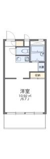 レオパレスプレシオEの間取り画像
