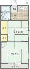 リバー関の間取り画像