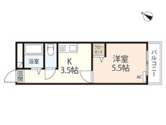 第1パークサイドマンションの間取り画像