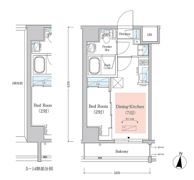 アーバネックス西新宿Ⅱの間取り画像