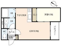 REGALEST 西広島駅の間取り画像