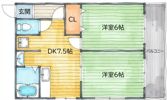 谷田十三マンションの間取り画像