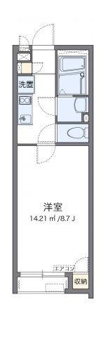 クレイノ桜ソレイユの間取り画像