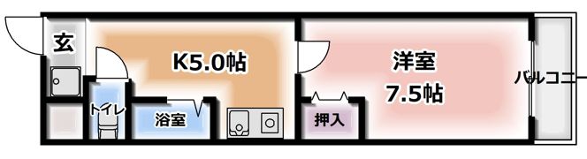 グレイス門真南の間取り画像