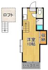 シティベール医生ヶ丘の間取り画像