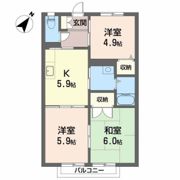 パークヒル津田 C棟の間取り画像