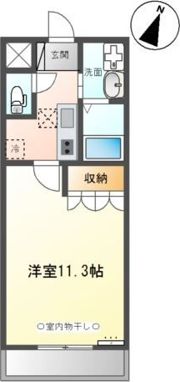 ヴァンルージュの間取り画像