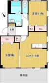 フォブール津森D棟の間取り画像