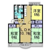 磯部ハイツの間取り画像