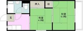 ハニリリカⅡの間取り画像
