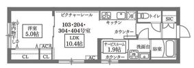 COCOCUBE GRANDE学芸大学の間取り画像
