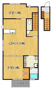 フェリシティ萩原の間取り画像