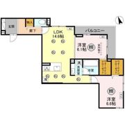 クレールの間取り画像