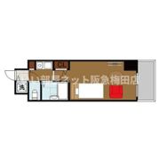 パラシオ南森町の間取り画像