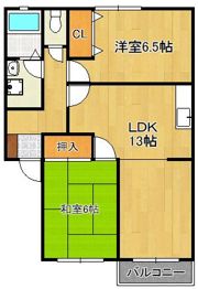 ヴェール長行の間取り画像
