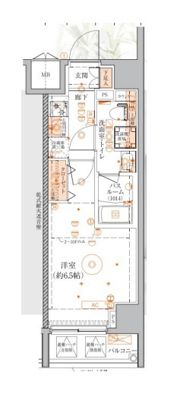 ベルシード横濱ウエストⅡの間取り画像