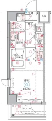 クレヴィスタ横浜天王町の間取り画像