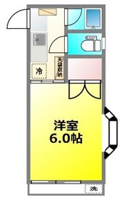 白樺ハイツ（シラカバ）の間取り画像