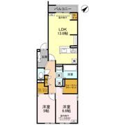 （仮）D-ROOM奥田本町の間取り画像
