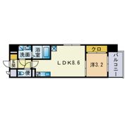 アーティー警固本通りの間取り画像
