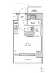 ルブリカント アラカワ ベースの間取り画像