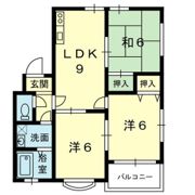 ハーモニーハウスⅡ B棟の間取り画像