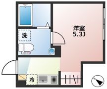 オアシス五反野の間取り画像