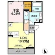 クラウンA&Hの間取り画像