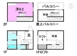 CASA CIERO（カーサシエロ）の間取り画像