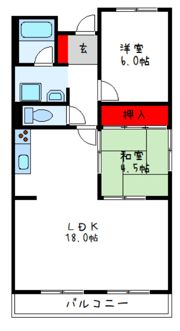 ニュー泉北マンションの間取り画像