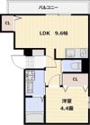 リベラルコートの間取り画像