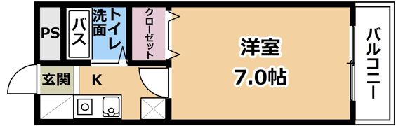 ランタナの間取り画像